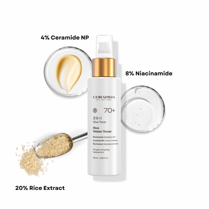 Rice Water Glow Toner with Niacinamide & Ceramide NP - 100ml