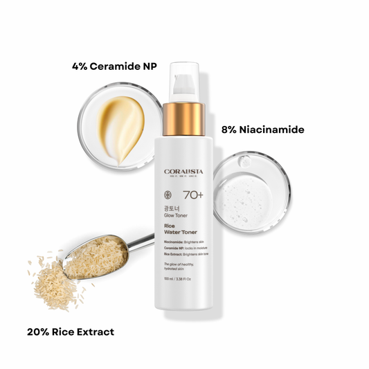 Rice Water Glow Toner with Niacinamide & Ceramide NP - 100ml