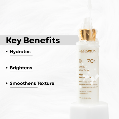 Rice Water Glow Toner with Niacinamide & Ceramide NP - 100ml