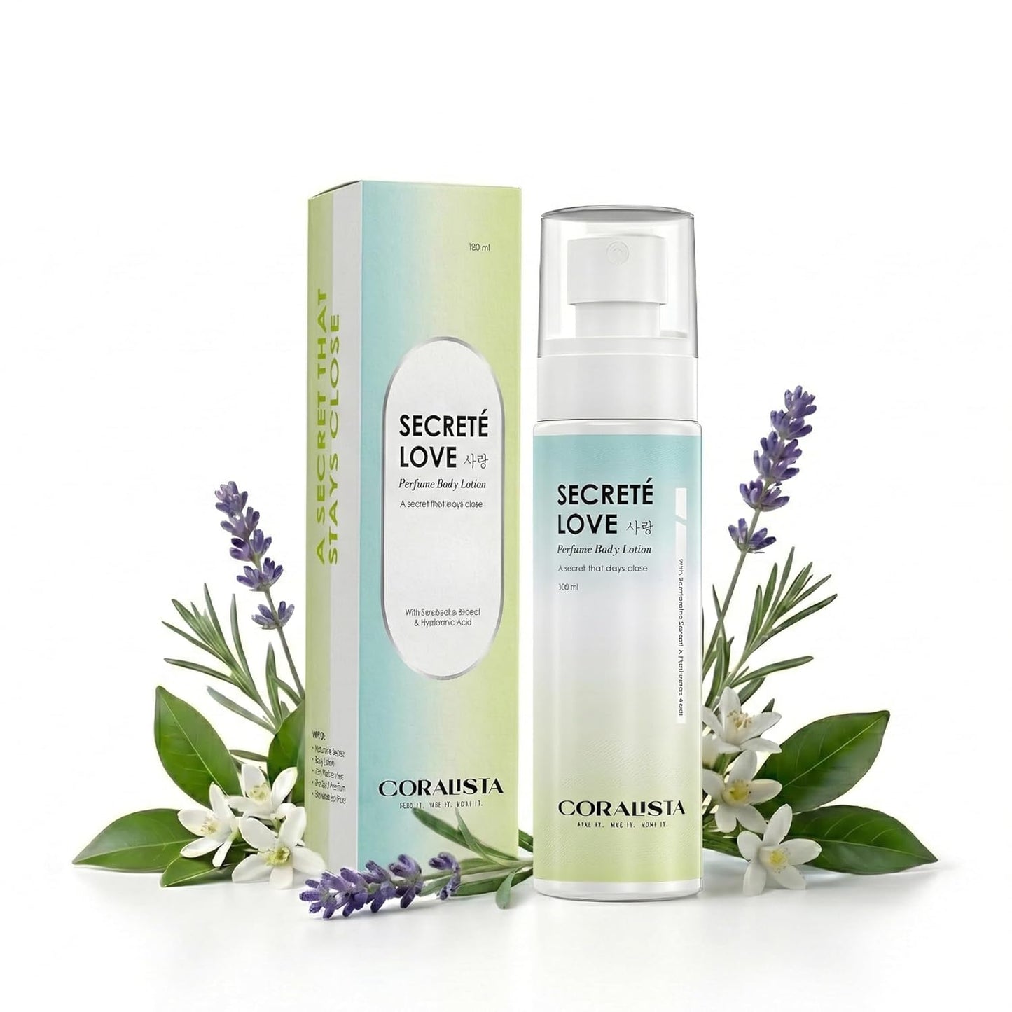 Secrété Love Perfume Body Lotion | Long-Lasting Fragrance | 3% Kombucha & 5% Niacinamide