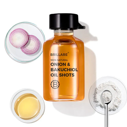 Onion & Bakuchiol Oil Shots For Hair Fall Reduction